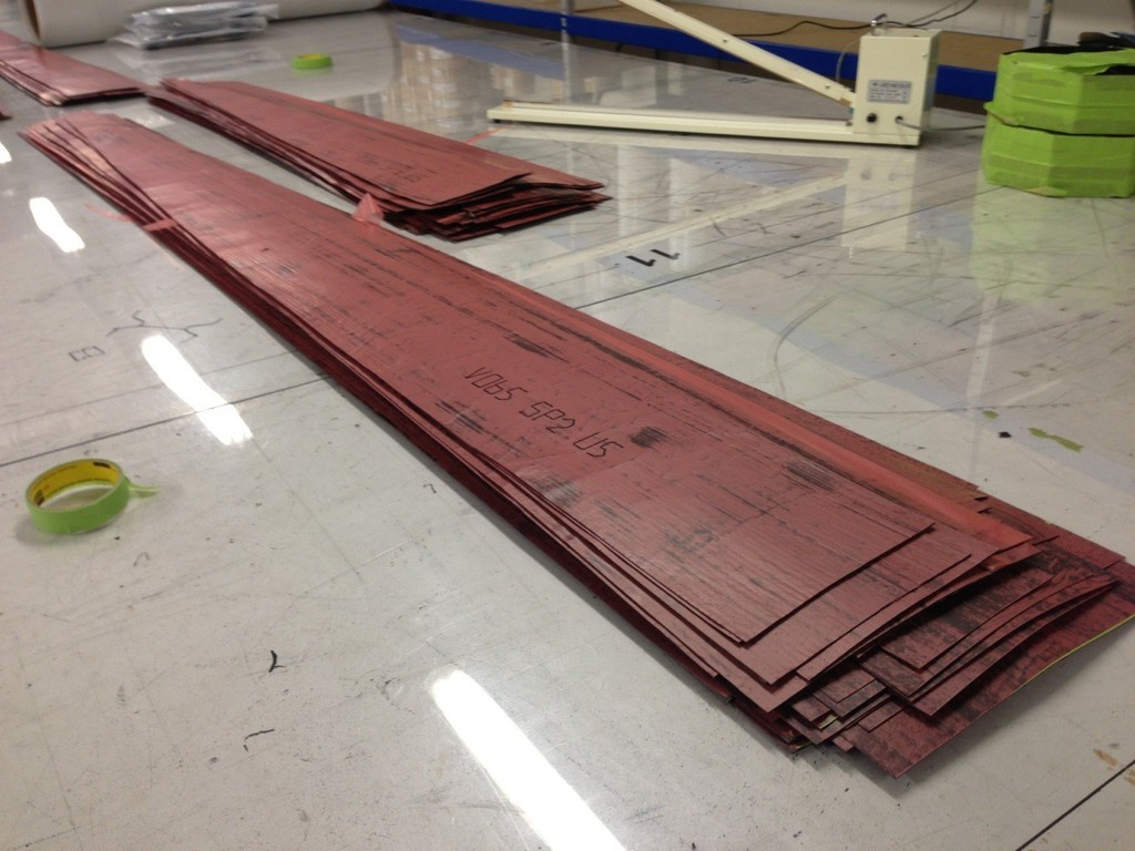 The first spars and boom are bult at the Southern Spars facility in Auckland, New Zealand © Volvo Ocean Race http://www.volvooceanrace.com